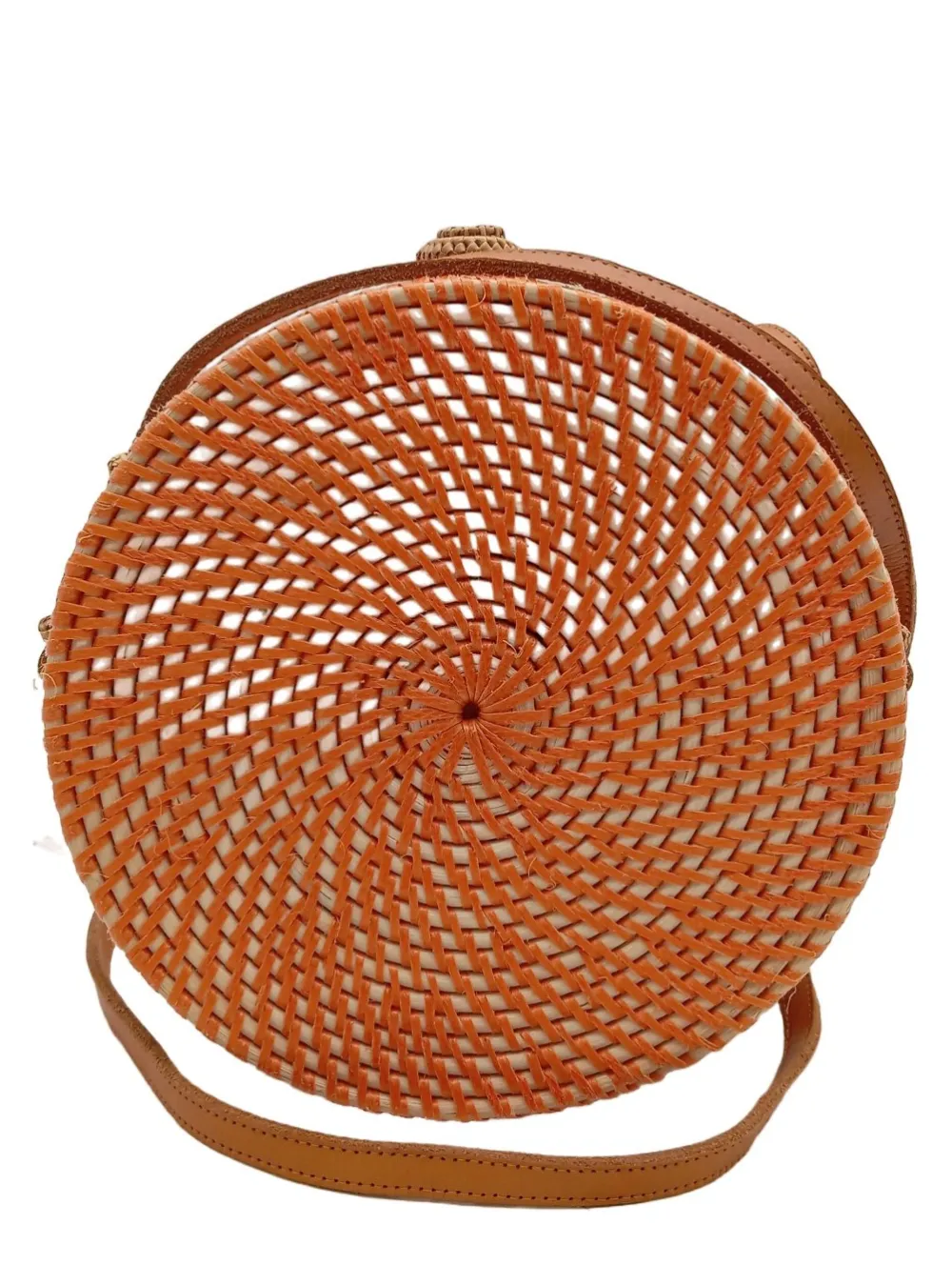 Korbtaschen>bali-bali Korbtasche hellorange