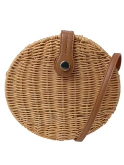 Korbtaschen>Zara Basic Korbtasche goldorangehellbraun