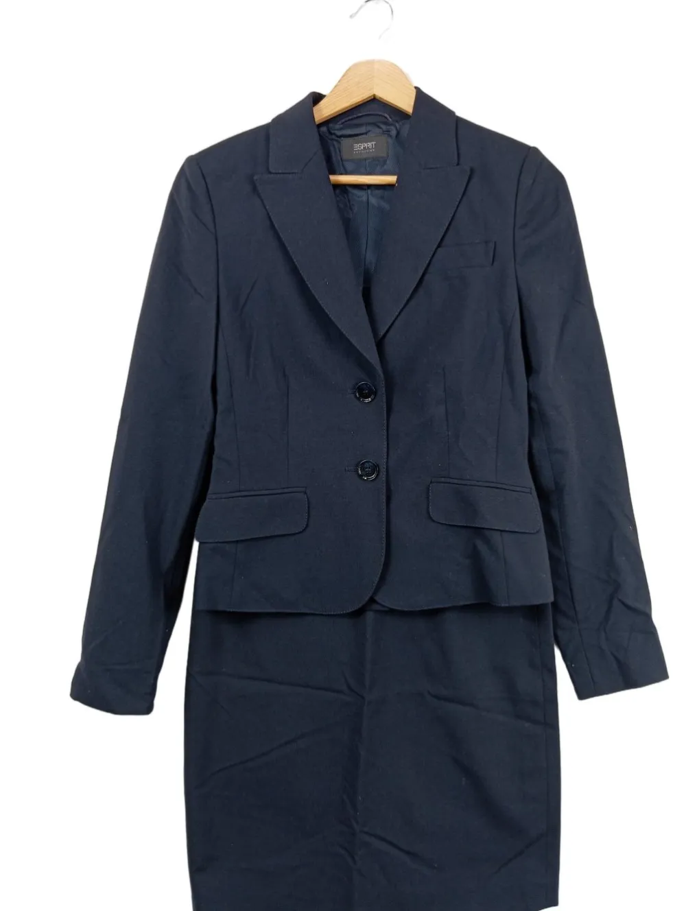 Anzüge>Esprit Kostüm Größe 32 dunkelblau