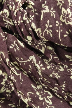 Schals>Jytte Meilvang Krinkelschal bronzefarbenblassgelb