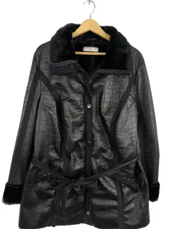Jacken>Couture Line Kunstfelljacke Größe 48 schwarz
