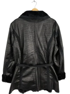 Jacken>Couture Line Kunstfelljacke Größe 48 schwarz