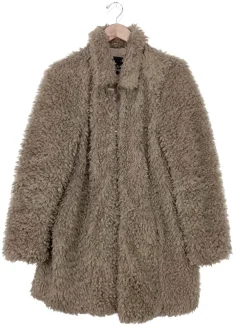 Mäntel>Isabell Kunstfellmantel Größe 38 wollweiß