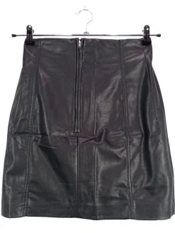 Röcke>H&M Kunstlederrock Größe 36 schwarz