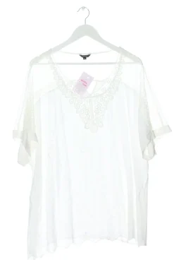 Blusen>Floryday Kurzarm-Bluse Größe 42 weiß