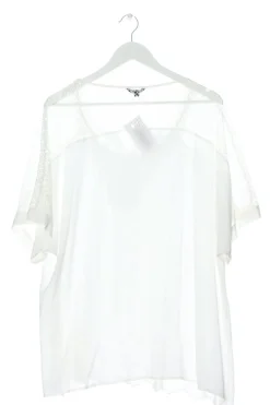 Blusen>Floryday Kurzarm-Bluse Größe 42 weiß