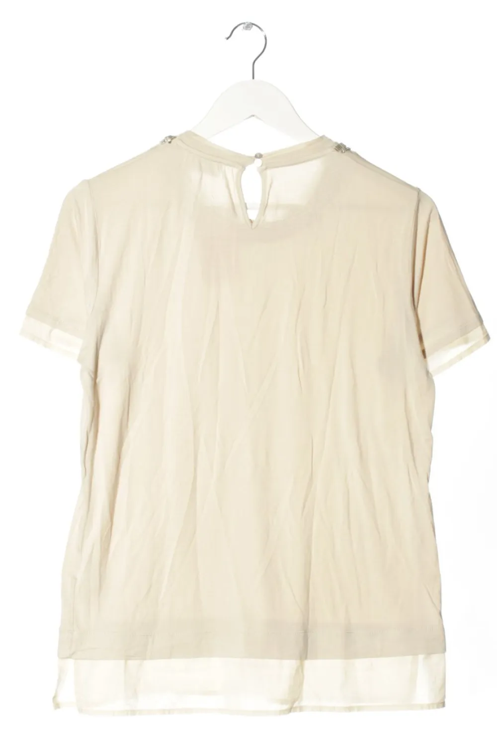 Kurzarm-Bluse Größe 40-Elu00e9gance Paris New