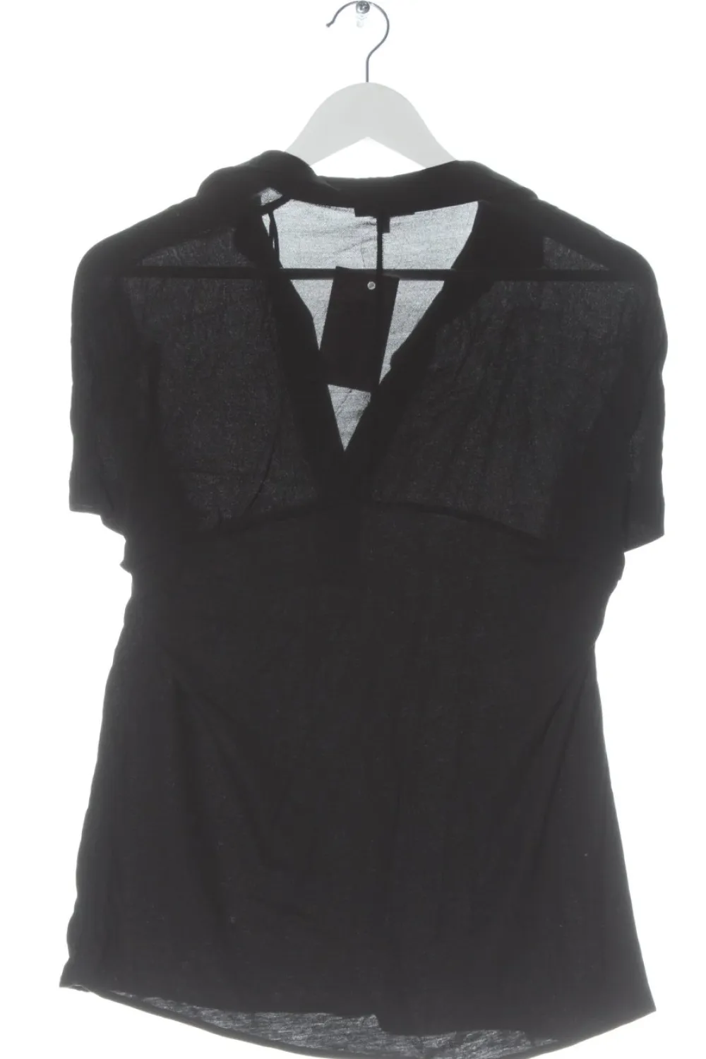 Blusen>Massimo Dutti Kurzarm-Bluse Größe 34 schwarz