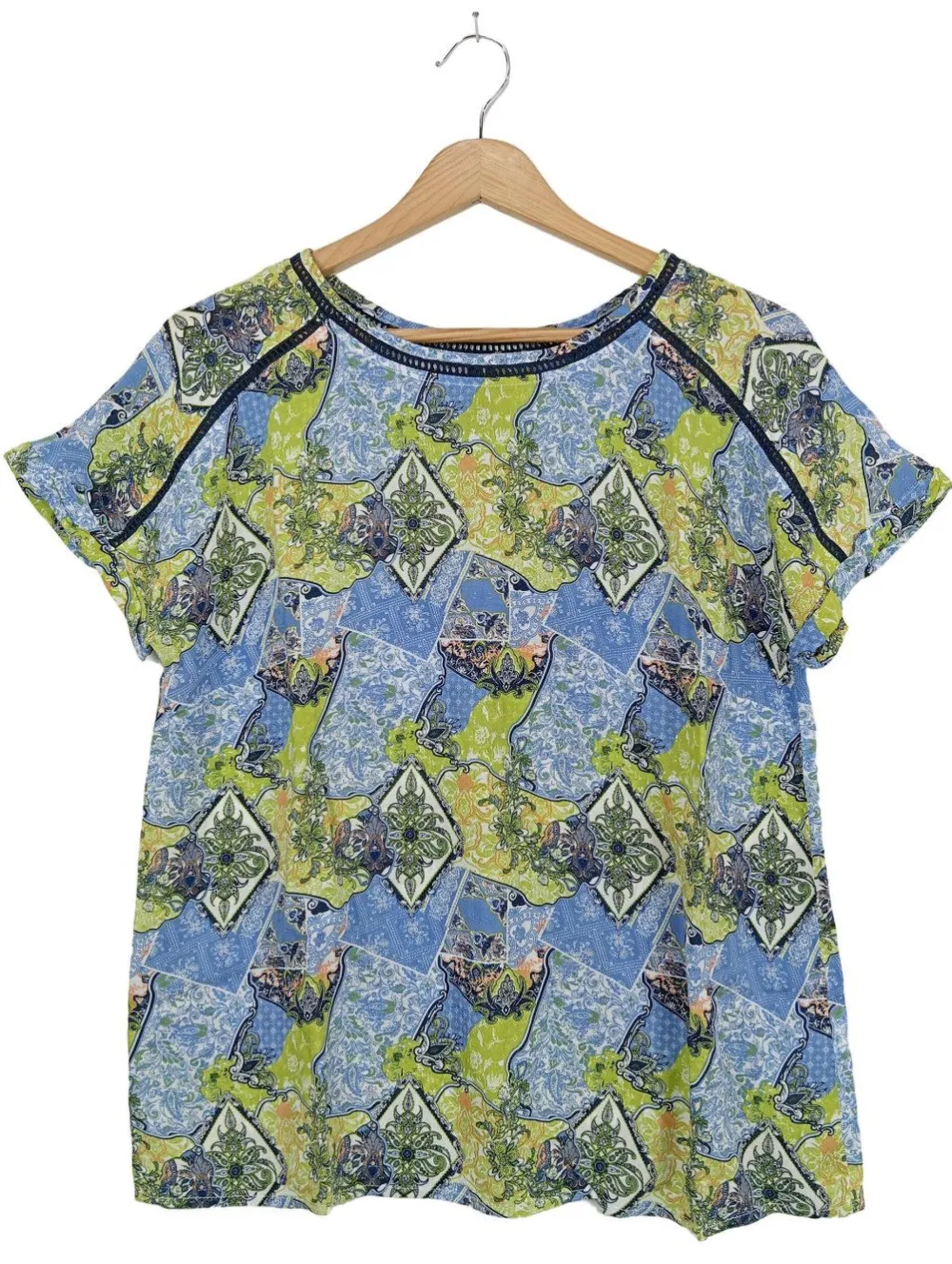 Blusen>Multiblu Kurzarm-Bluse Größe 36