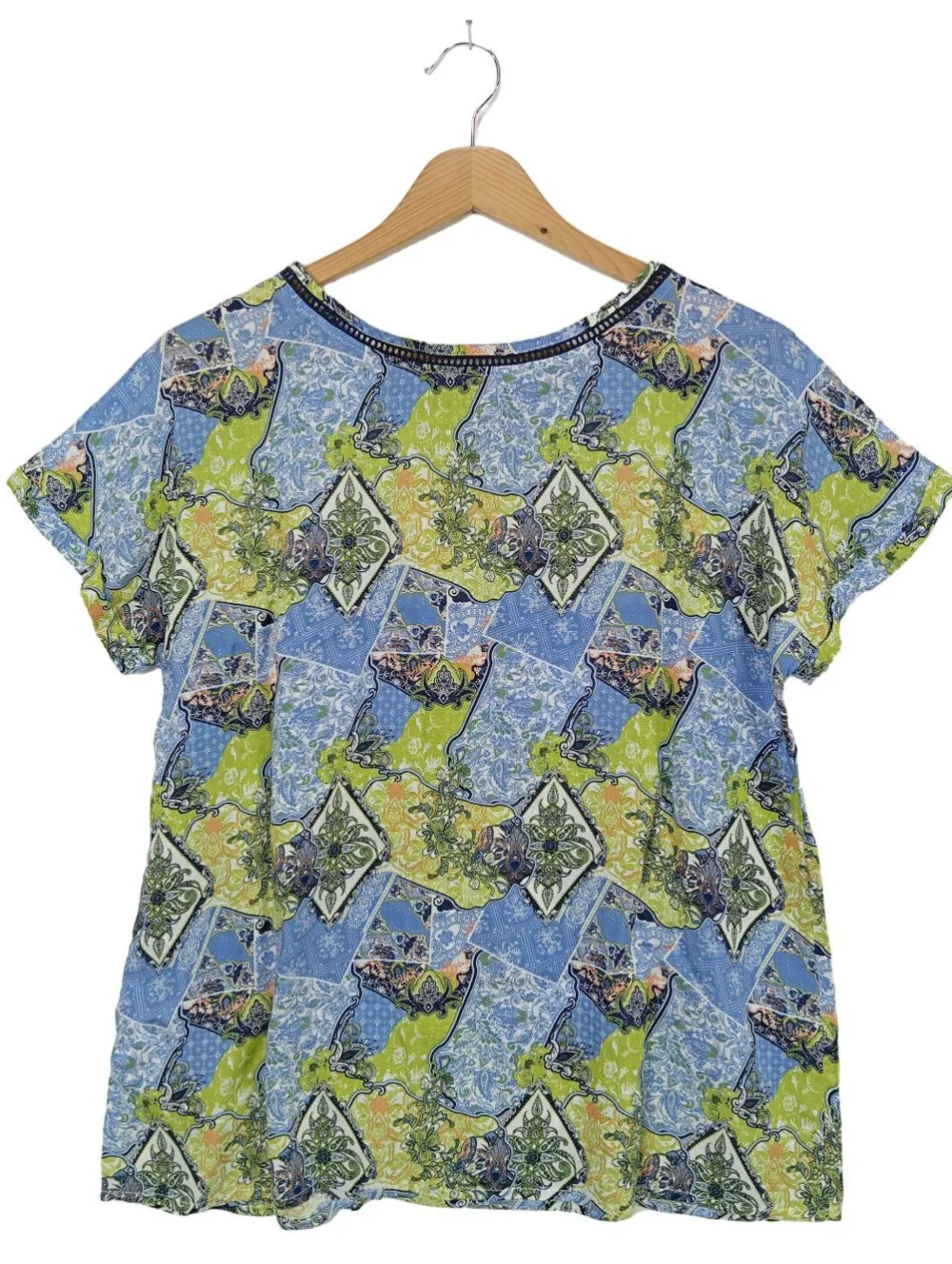 Blusen>Multiblu Kurzarm-Bluse Größe 36