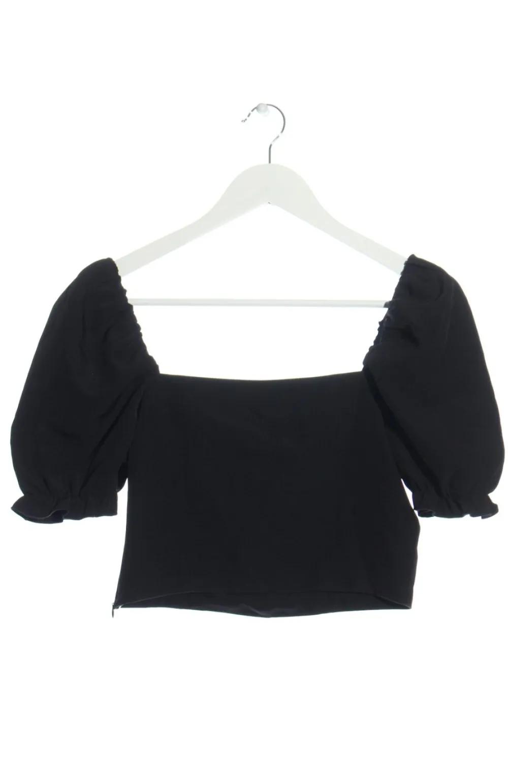 Blusen>Anika Teller x NA-KD Kurzarm-Bluse Größe 36 schwarz