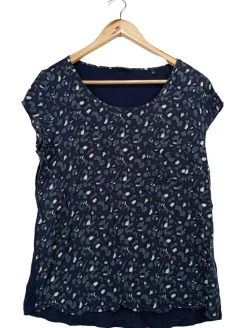 Kurzarm-Bluse Größe 42-Opus Hot