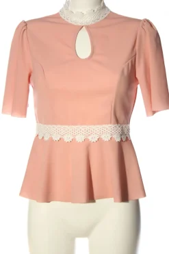 Blusen>SheIn Kurzarm-Bluse Größe 36 nudeweiß