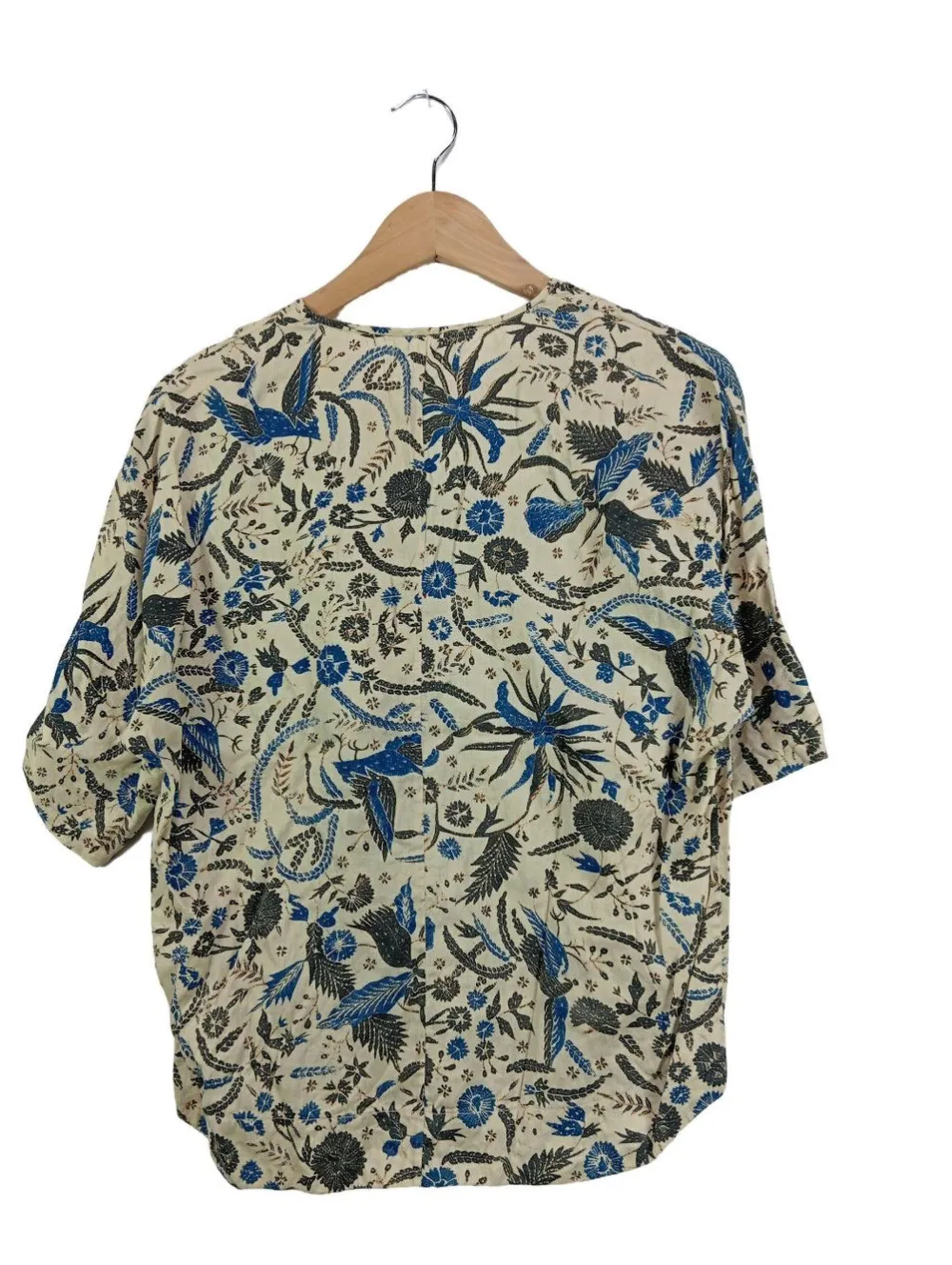 Kurzarm-Bluse Größe 42-isabel etoile Discount