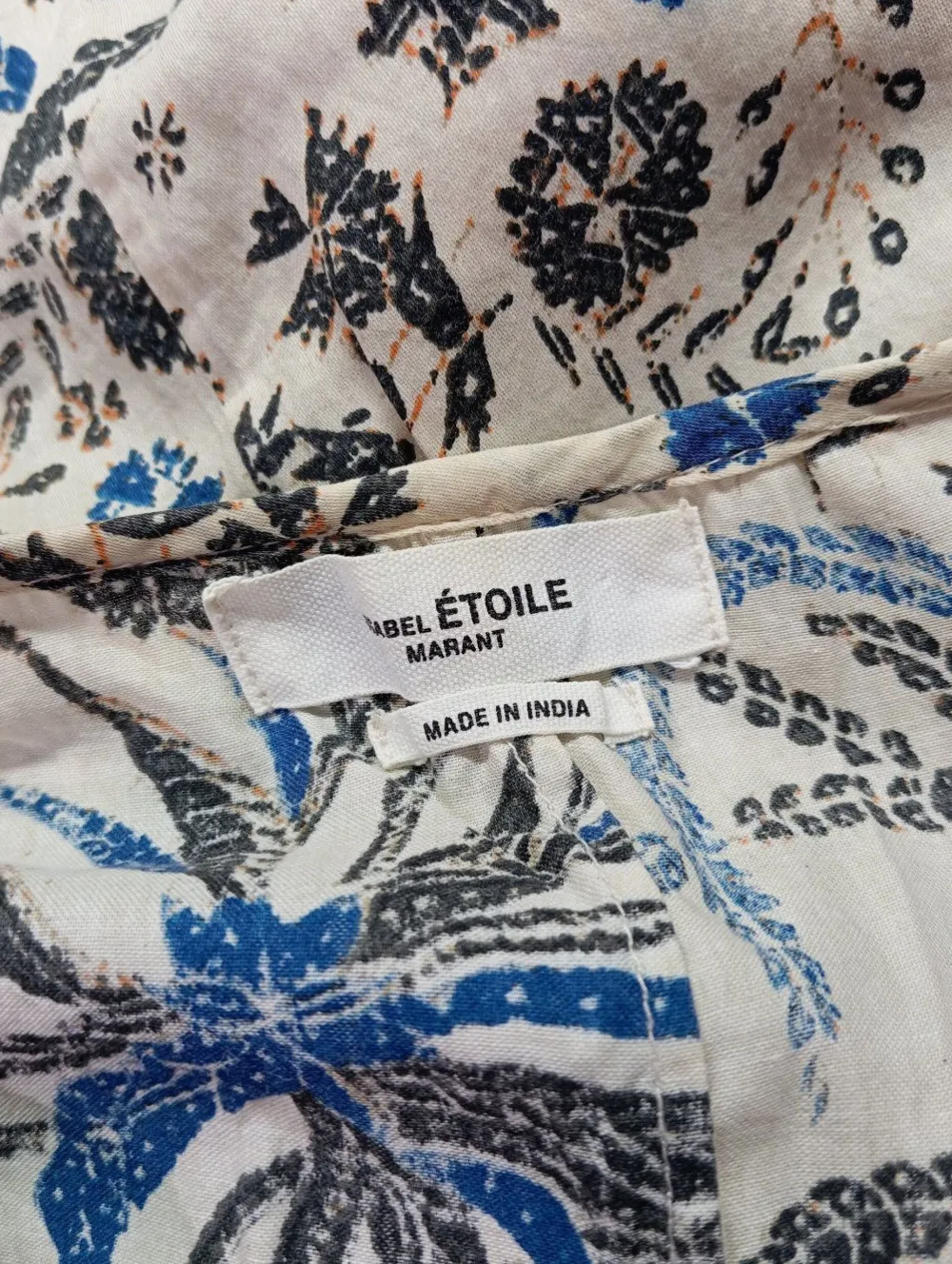 Kurzarm-Bluse Größe 42-isabel etoile Discount