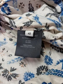 Kurzarm-Bluse Größe 42-isabel etoile Discount