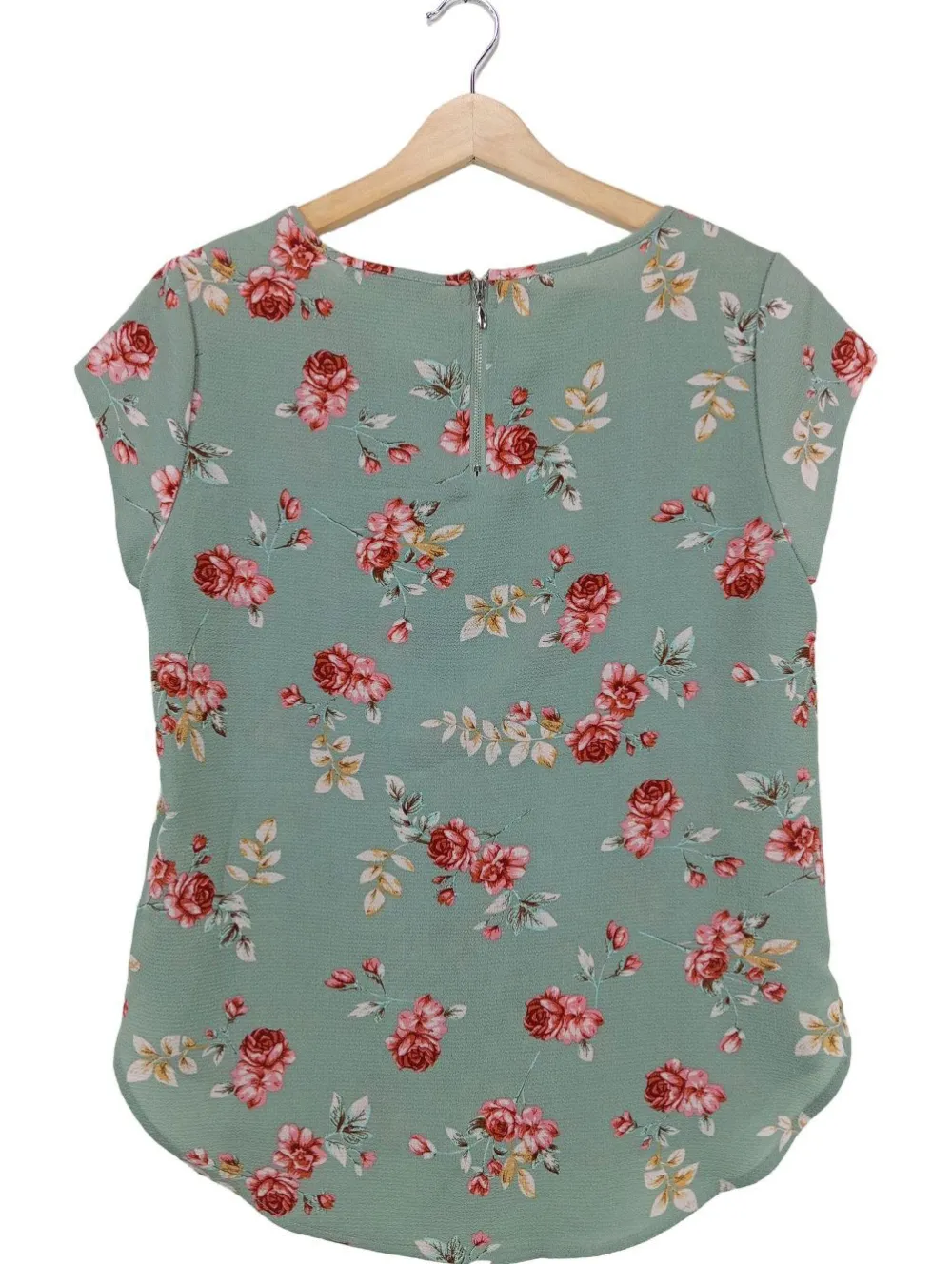 Kurzarm-Bluse Größe 36-Only Outlet