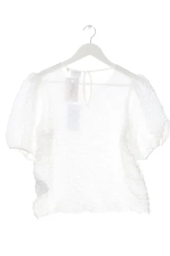 Blusen>Vila Kurzarm-Bluse Größe 38 weiß