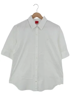 Hemden>Hugo Boss Kurzarmhemd Größe 40 weiß