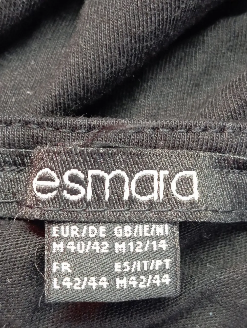 Kleider>Esmara Kurzarmkleid Größe 40 schwarz