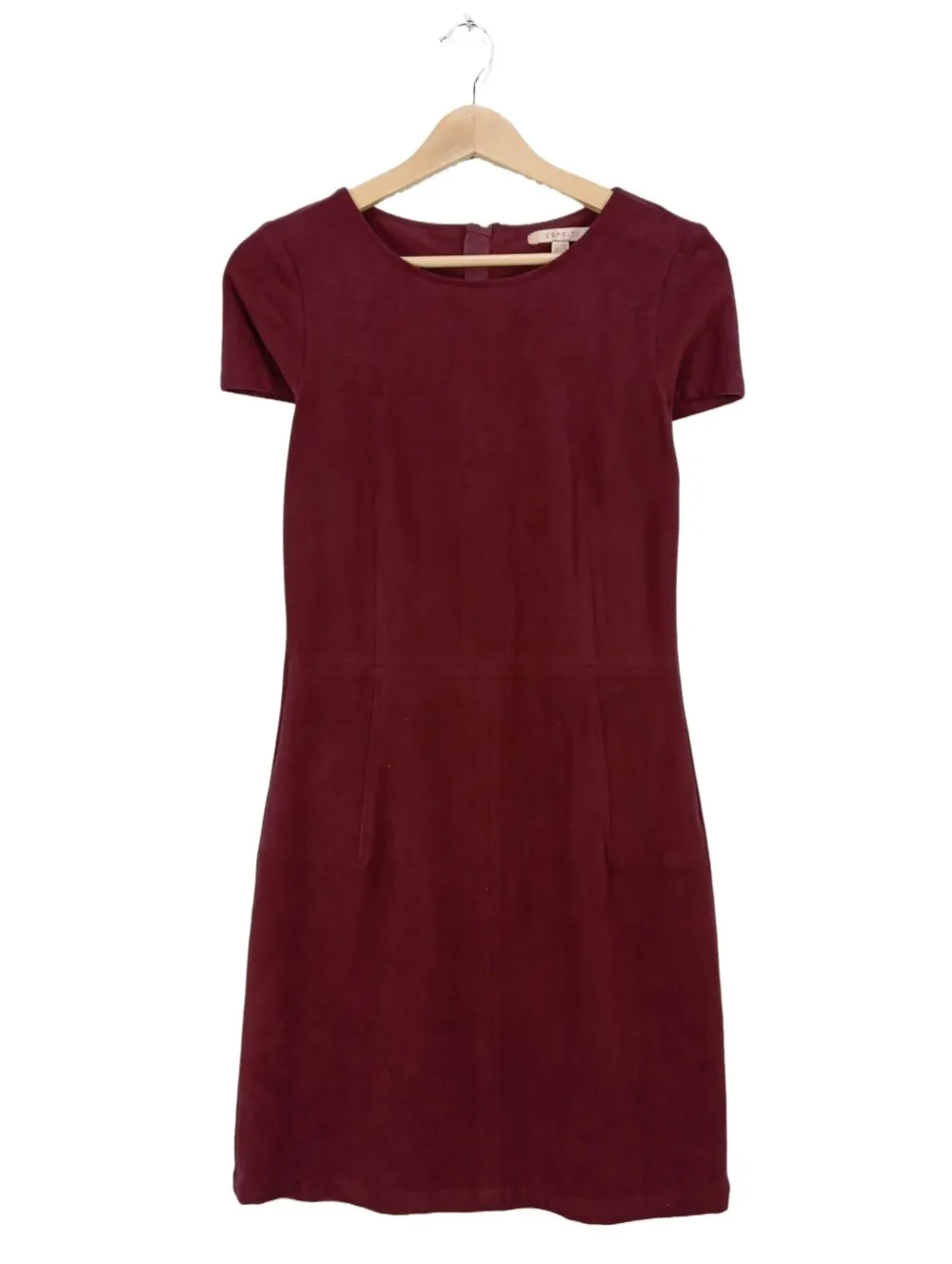 Kleider>Esprit Kurzarmkleid Größe 34 rot