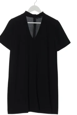 Kleider>Zara Woman Kurzarmkleid Größe 38 schwarz