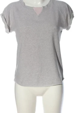 Pullover>Biscuit Kurzarmpullover Größe 36 hellgrau