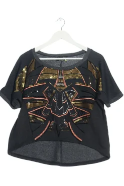 Pullover>my place Kurzarmpullover Größe 36 blaugoldfarben