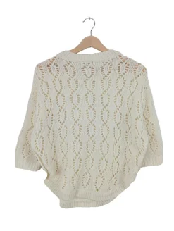 Pullover>Jacqueline de Yong Kurzarmpullover Größe 36 creme