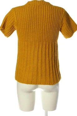 Strickbekleidung>saix Kurzarmstrickjacke Größe 36 hellorange