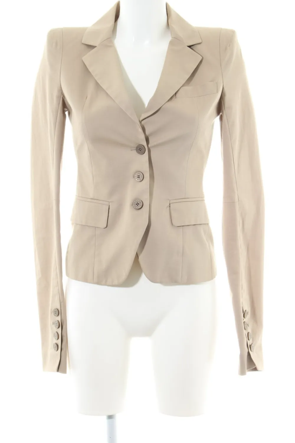 Blazer>Patrizia Pepe Kurz-Blazer Größe 34 creme