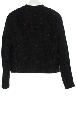 Blazer>Lady in Paris Kurz-Blazer Größe 38 schwarzwollweiß