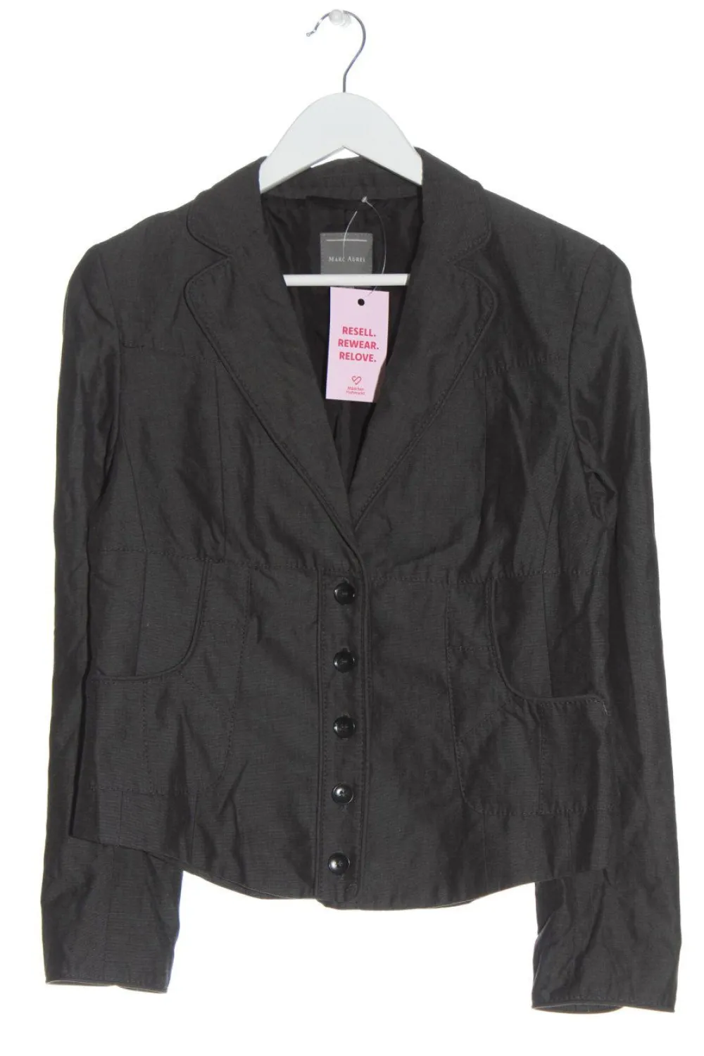 Blazer>Marc Aurel Kurz-Blazer Größe 40 hellgrau