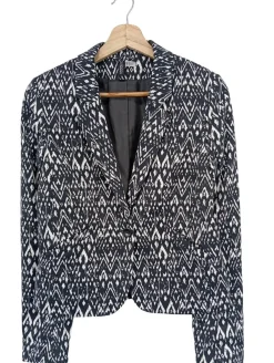 Blazer>H&M Divided Kurz-Blazer Größe 36 hellgrau