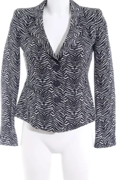 Blazer>Armani Collezioni Kurz-Blazer Größe 34 schwarzhellbeige