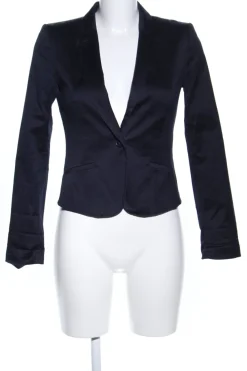 Blazer>H&M Kurz-Blazer Größe 34 blau