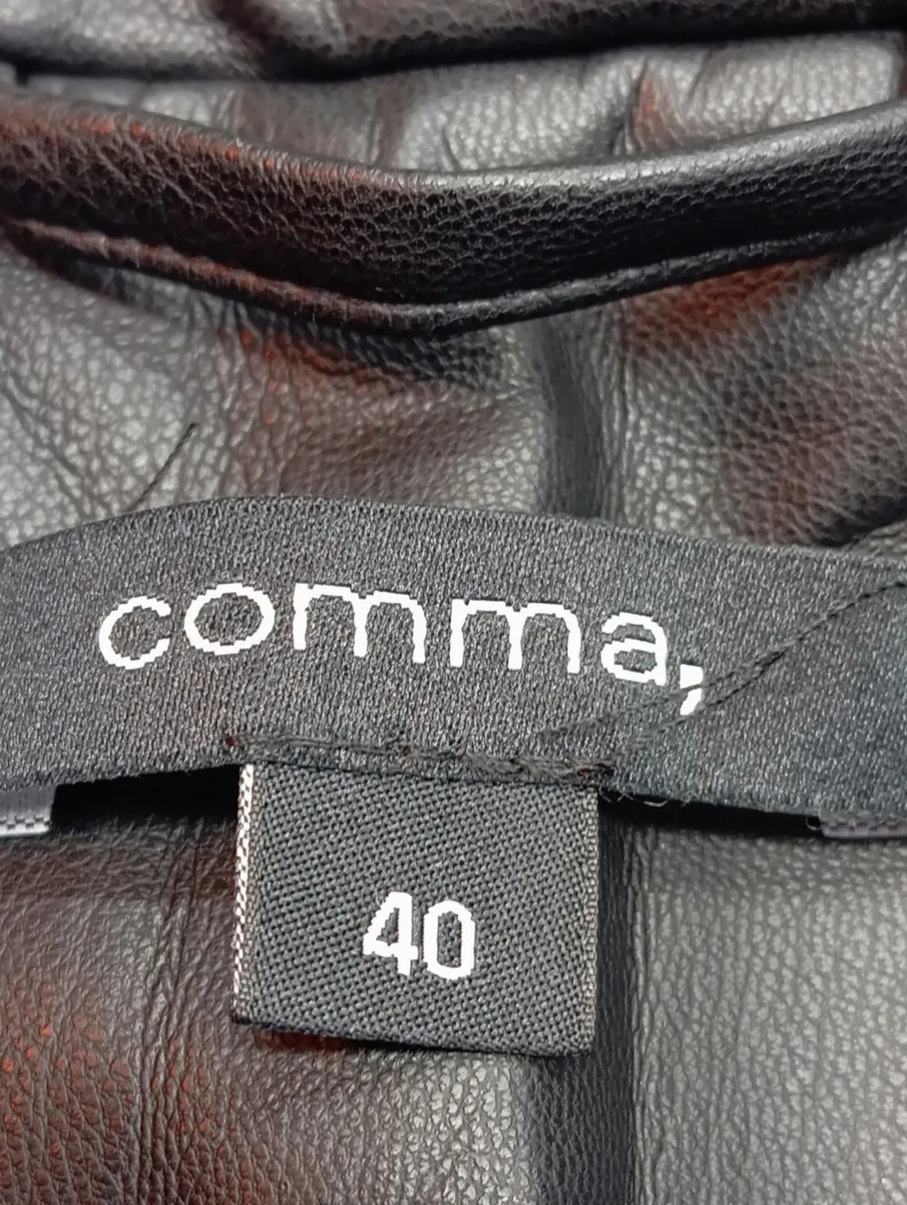 Blazer>Comma Kurz-Blazer Größe 40 schwarz