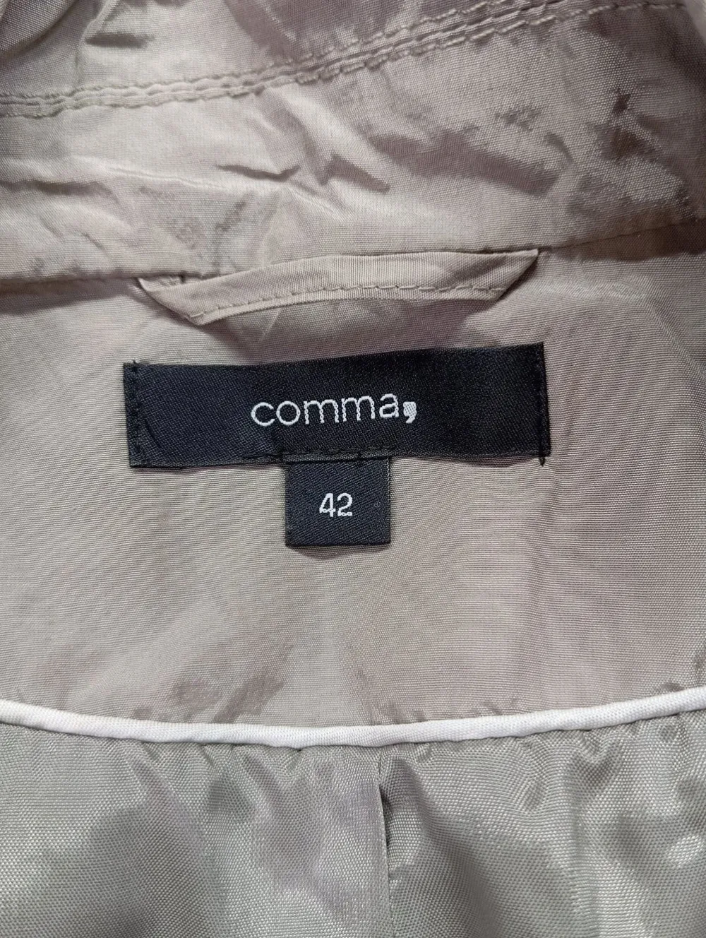 Blazer>Comma Kurz-Blazer Größe 42 creme