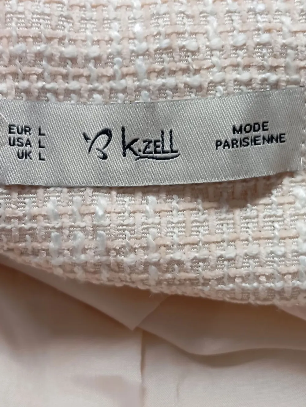 Jacken>B Kzell Kurzjacke Größe 40 creme