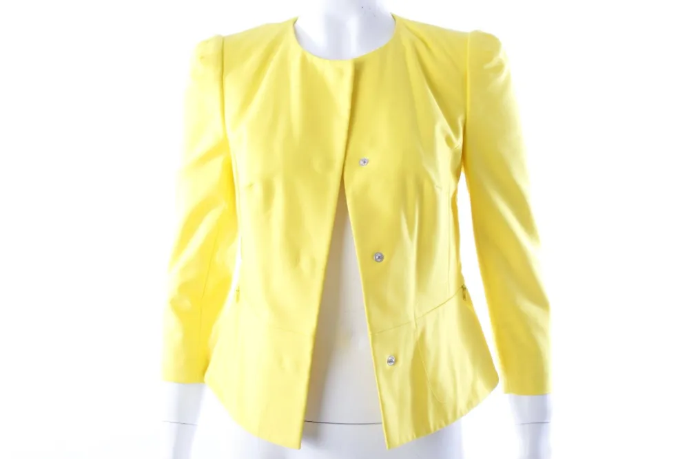 Jacken> Kurzjacke Größe 34 gelbdunkelgelb