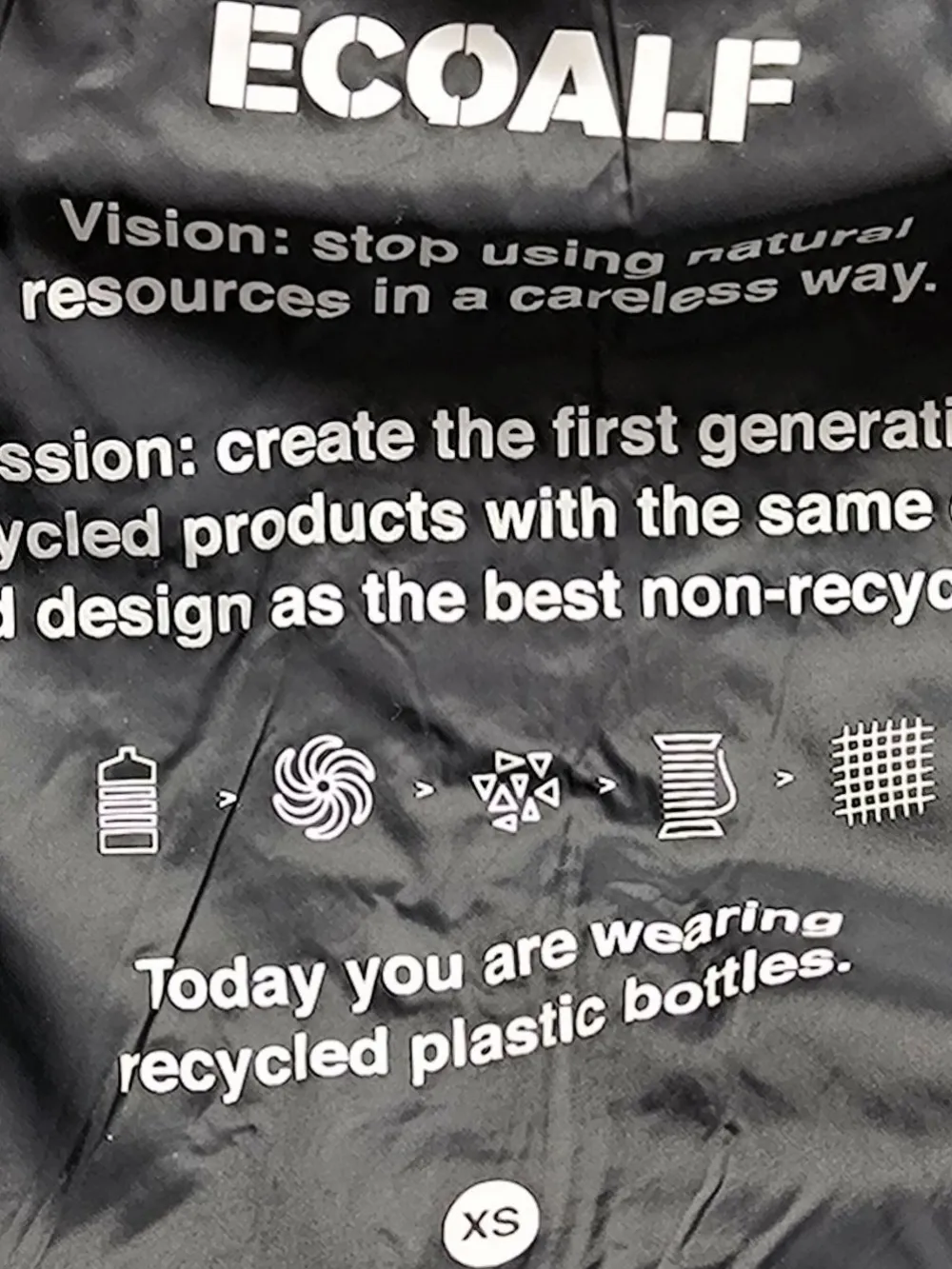 Jacken>ecoalf Kurzjacke Größe 34 schwarz