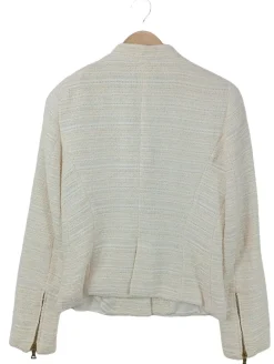 Jacken>Zara Basic Kurzjacke Größe 36 weiß