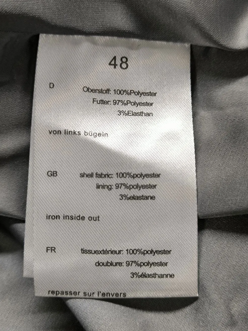 Kurzmantel Größe 48-Himmelblau Hot