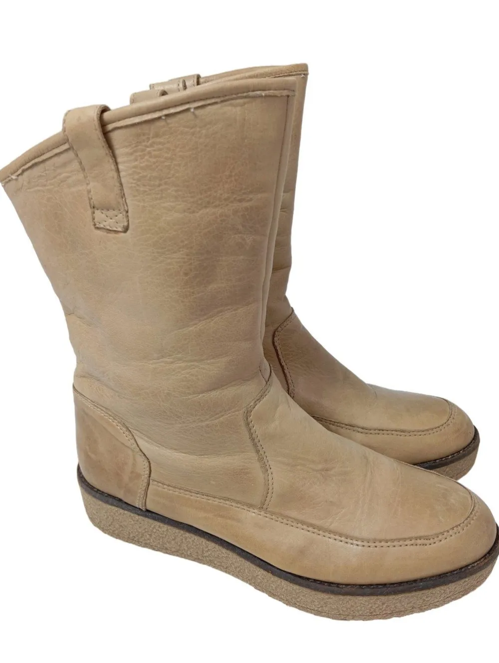 Stiefel>Cafu00e8noir Kurzstiefel Größe 37 sandbraun