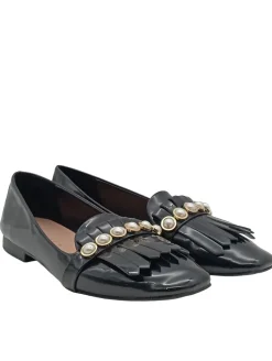 Ballerinas>Zara Trafaluc Lackballerinas Größe 38 schwarz