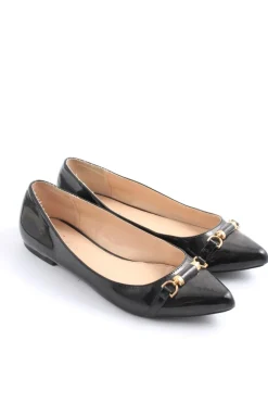 Ballerinas>Carvela Lackballerinas Größe 37 schwarzgoldfarben