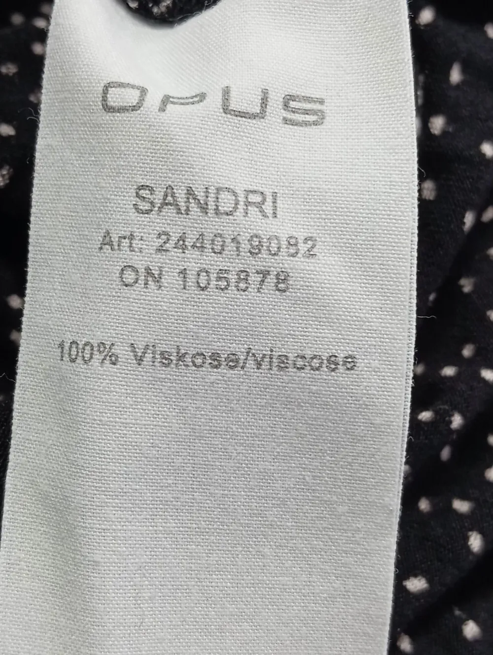 Langarm-Bluse Größe 38-Opus Clearance