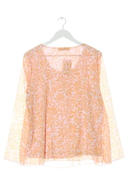 Blusen>Aniston Selected Langarm-Bluse Größe 42 pinkhellorange