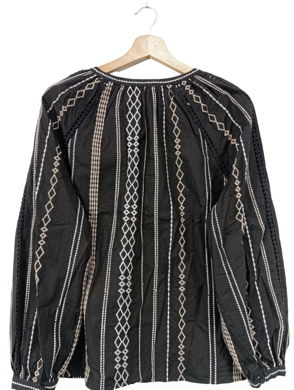 Langarm-Bluse Größe 36-flowers for friends Online