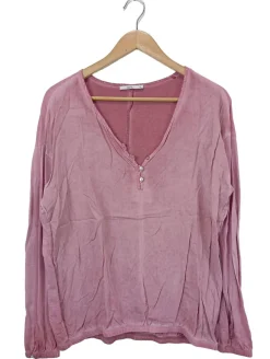 Blusen>edc Langarm-Bluse Größe 38 pink